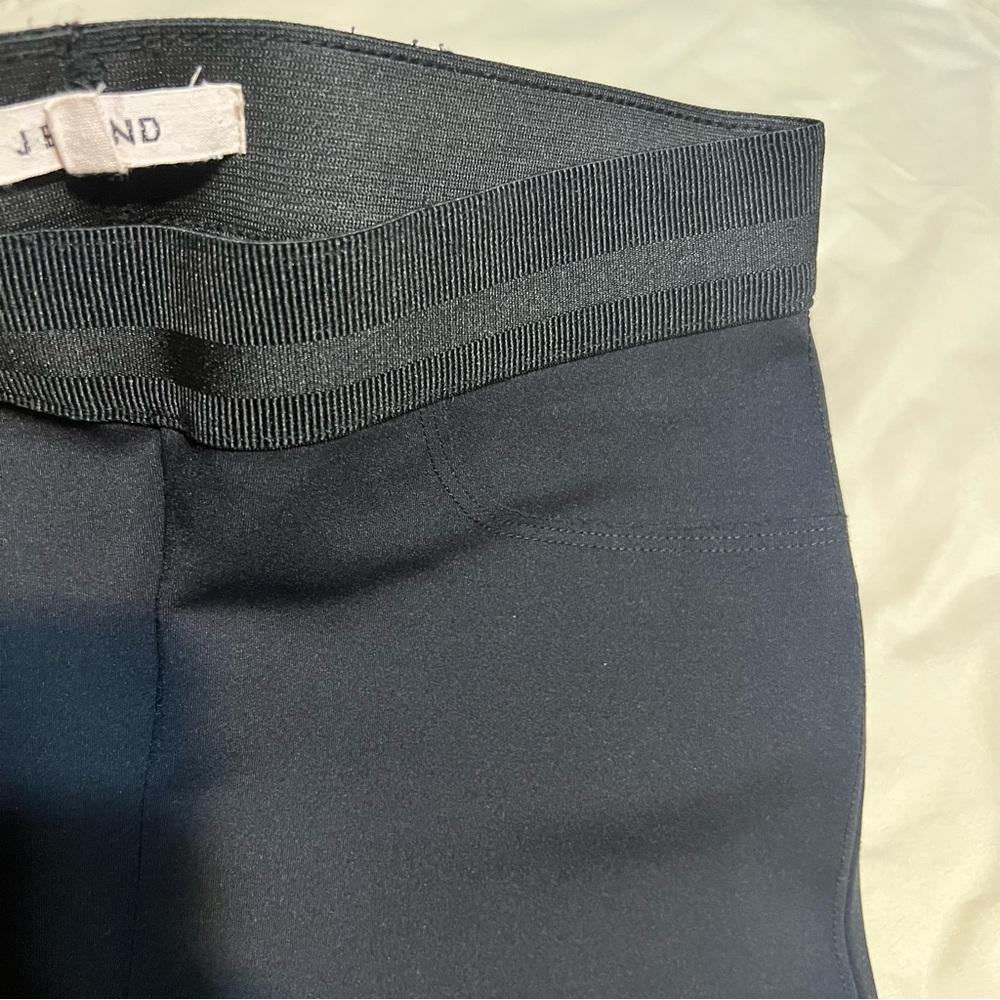 J Brand Midnight Black Leggings with Ribbon Waist Detail Size XS - Picture 9 of 11